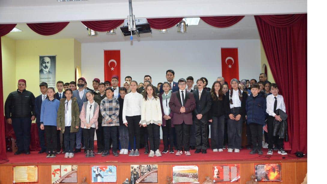 İlçemizde 12 Mart İstiklal Marşı'nın Kabulü ve Mehmet Akif Ersoy'u Anma Günü 103. Yılı Dönümü Coşkuyla Kutlandı